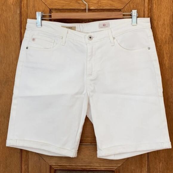 AG Adriano‎ Goldschmeid BROOKE Bermuda shorts in white size 27 - Picture 3 of 14